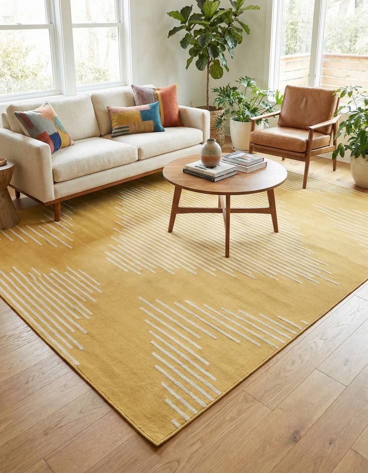 Detail image of  10' x 13'  Washable Modern Indoor / Outdoor Rug