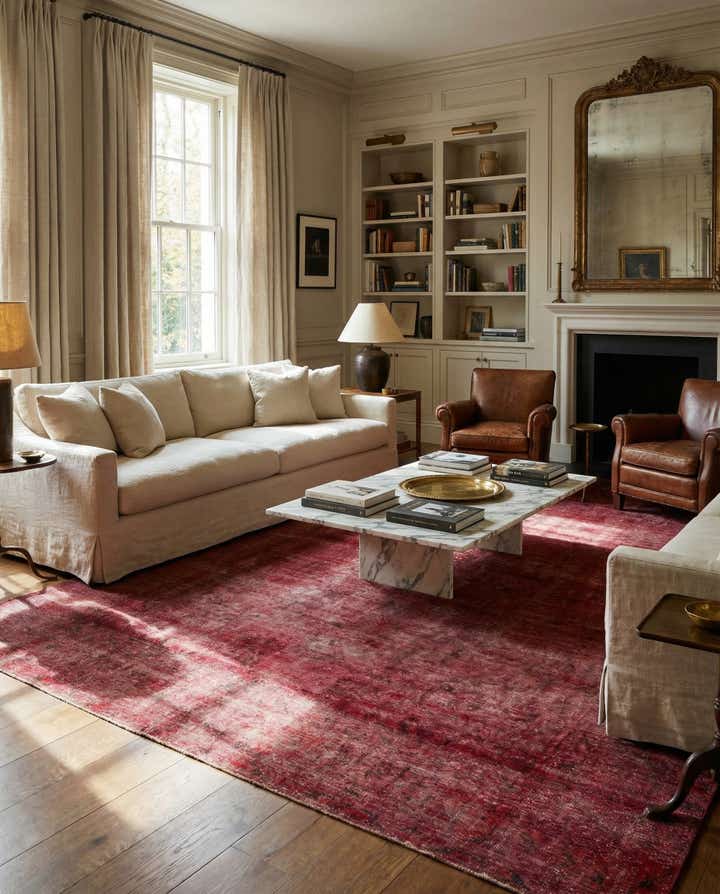 9' 7 x 11' 7 Hand Knotted Ultra Vintage Persian Wool Rug