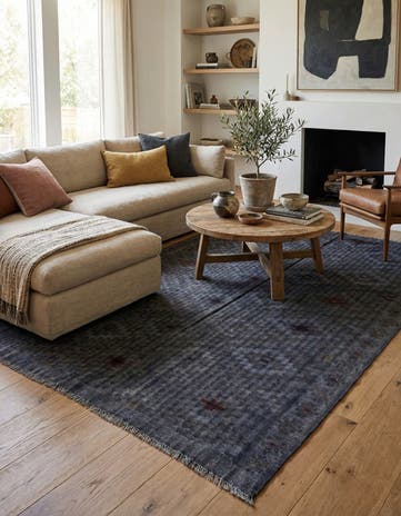 5' 4 x 7' 8 Hand Woven Kilim Fars Rug