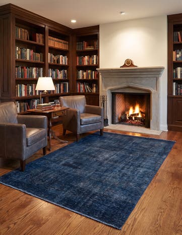 4' 6 x 7' Hand Knotted Ultra Vintage Persian Wool Rug