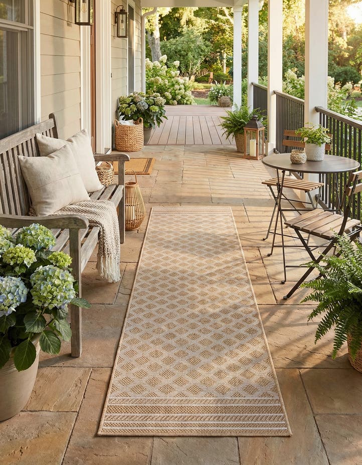 2' 7 x 12' Easy-Clean Lattice Indoor / Outdoo...