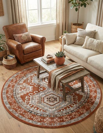 6' 1 x 6' 1 Charlotte Round Rug
