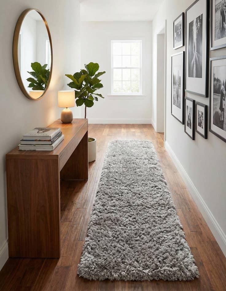 Detail image of 2' x 10' Marilyn Monroe™ Shag Runner Rug