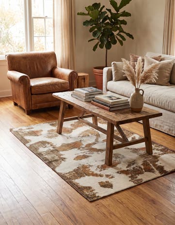 3' 9 x 6' Hand Knotted Ultra Vintage Persian Wool Rug