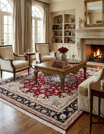 5' 9 x 7' 7 Tabriz Rug
