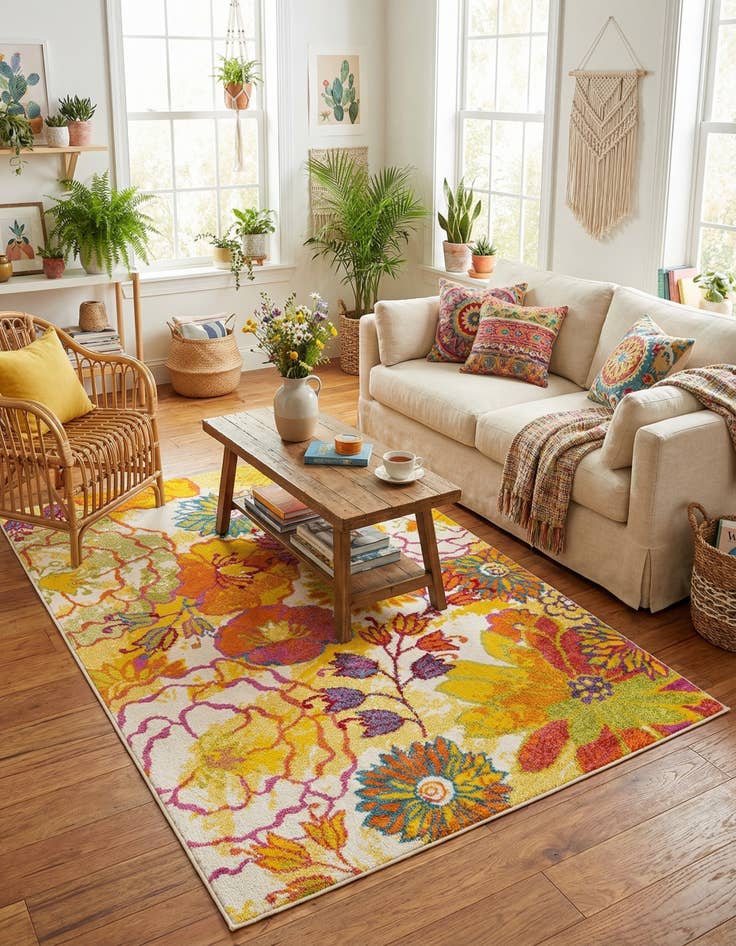 Detail image of 4' x 6' Florence Rug