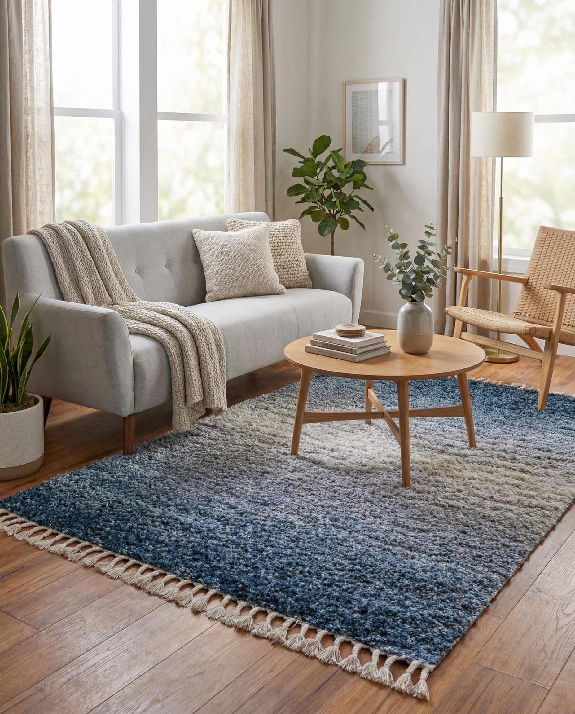  4' x 6' Athena Shag Rug