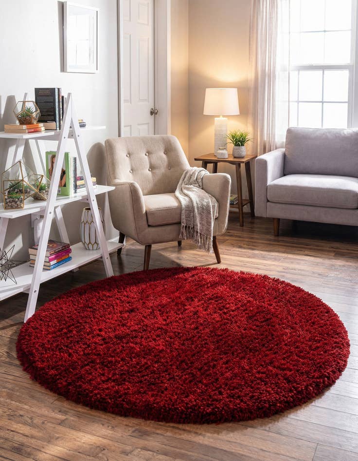 Detail image of  3' 3 x 3' 3 Infinity Shag Round Rug