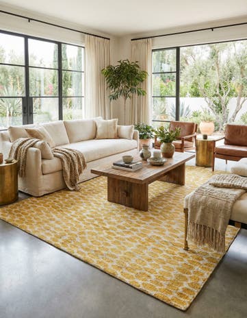 6' 2 x 9' 2 Hand Knotted Moroccan Wool Rug