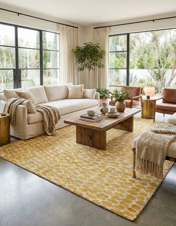 6' 2 x 9' 2 Hand Knotted Moroccan Wool Rug