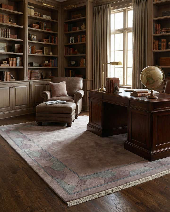 6' 9 x 10' Hand Knotted Nepal Wool Rug