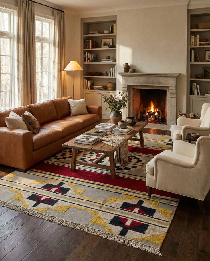 Detail image of 8' 4 x 10' 1 Hand Knotted Darya Wool Rug