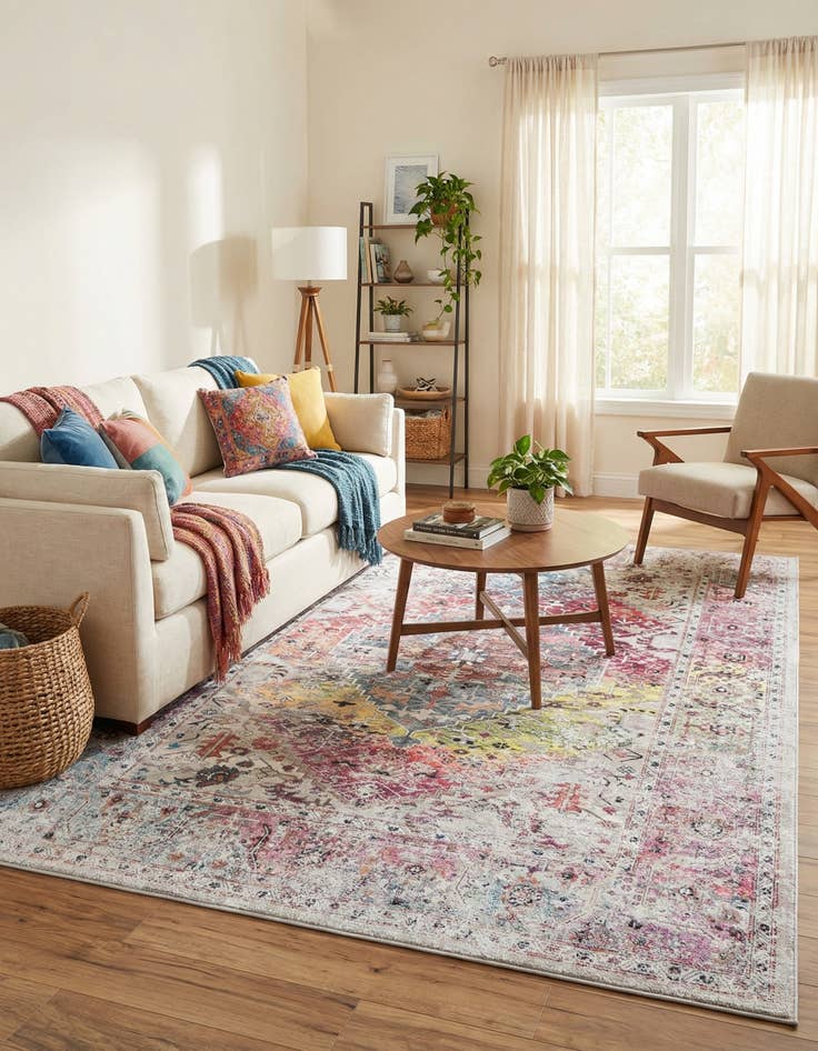 Detail image of  7' 10 x 10'  Washable Yara Rug