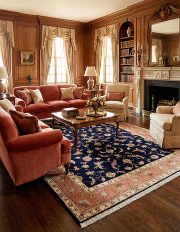6' 7 x 8' 5 Tabriz Rug
