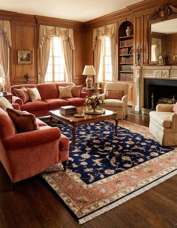 6' 7 x 8' 5 Tabriz Rug