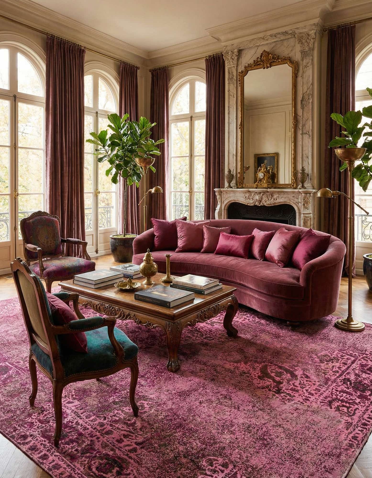9' 9 x 12' 10 Vintage Royal Wool Rug