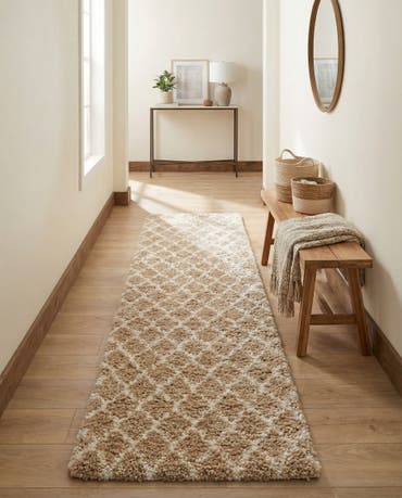  2' 7 x 10' Moroccan Shag Runner Rug