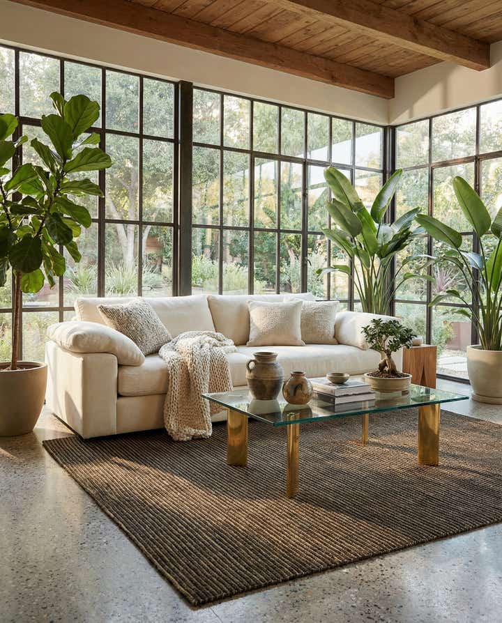 5' 4 x 8' Juma Wool Rug