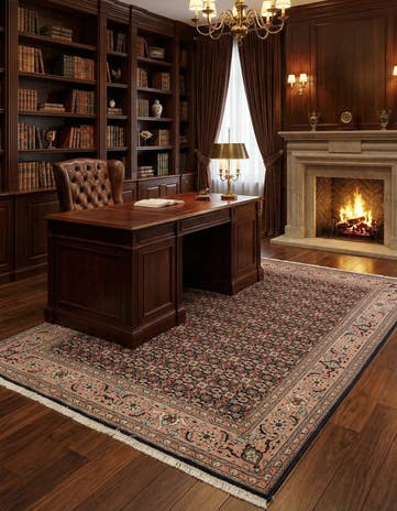 4' 11 x 6' 10 Tabriz Mahi Wool Rug