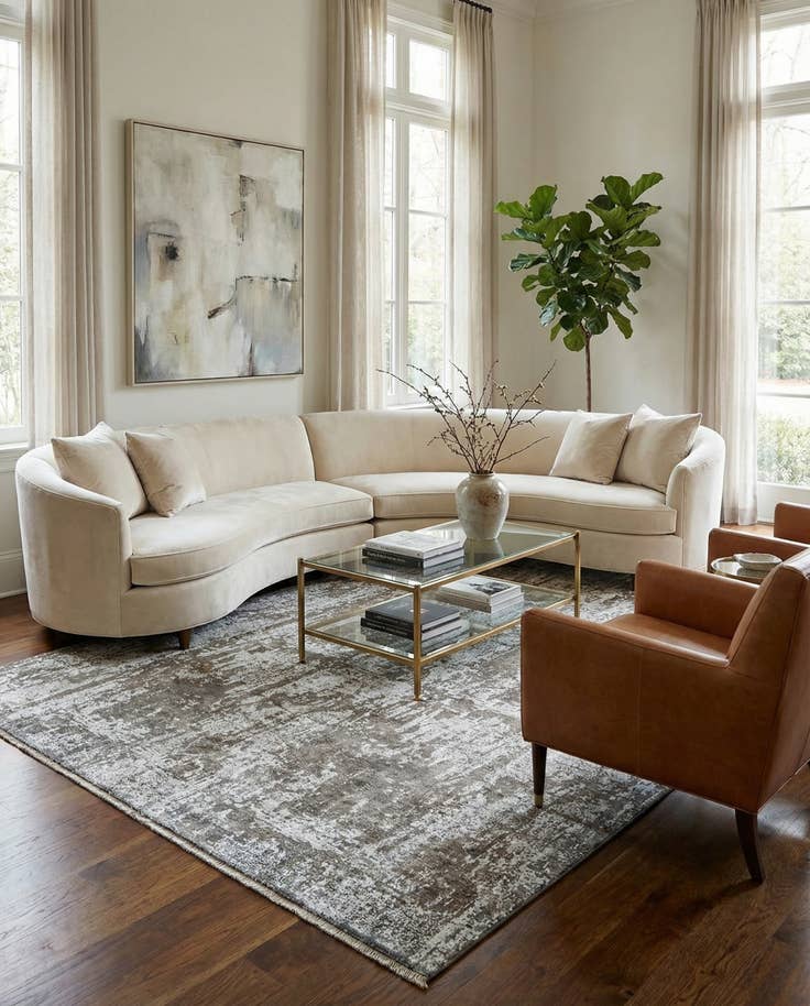 Detail image of 7' 7 x 10' 3 Hand Knotted Ultra Vintage Persian Wool Rug