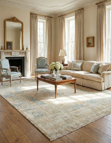 9' 11 x 13' 1 Vintage Royal Wool Rug