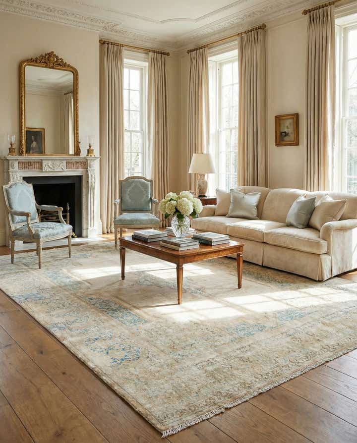 9' 11 x 13' 1 Vintage Royal Wool Rug