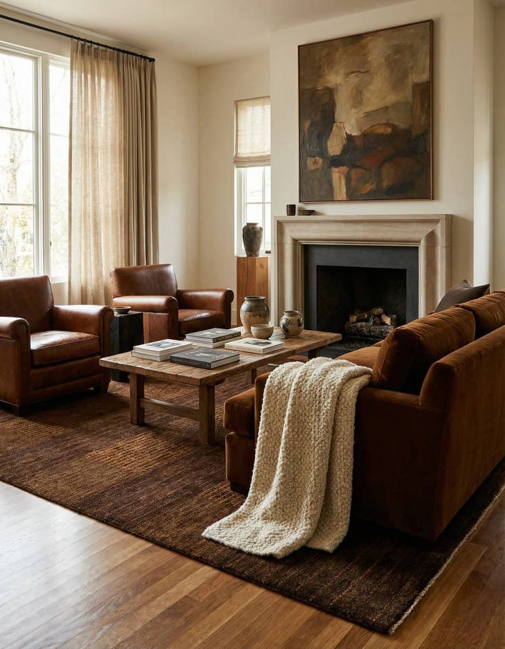 Detail image of 5' 7 x 8' 3 Juma Wool Rug