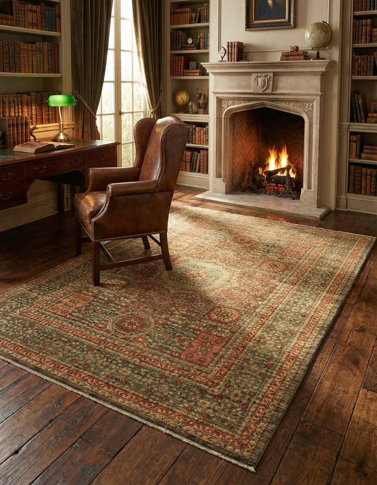 Detail image of 4' 9 x 6' 8 Mamluk Rug