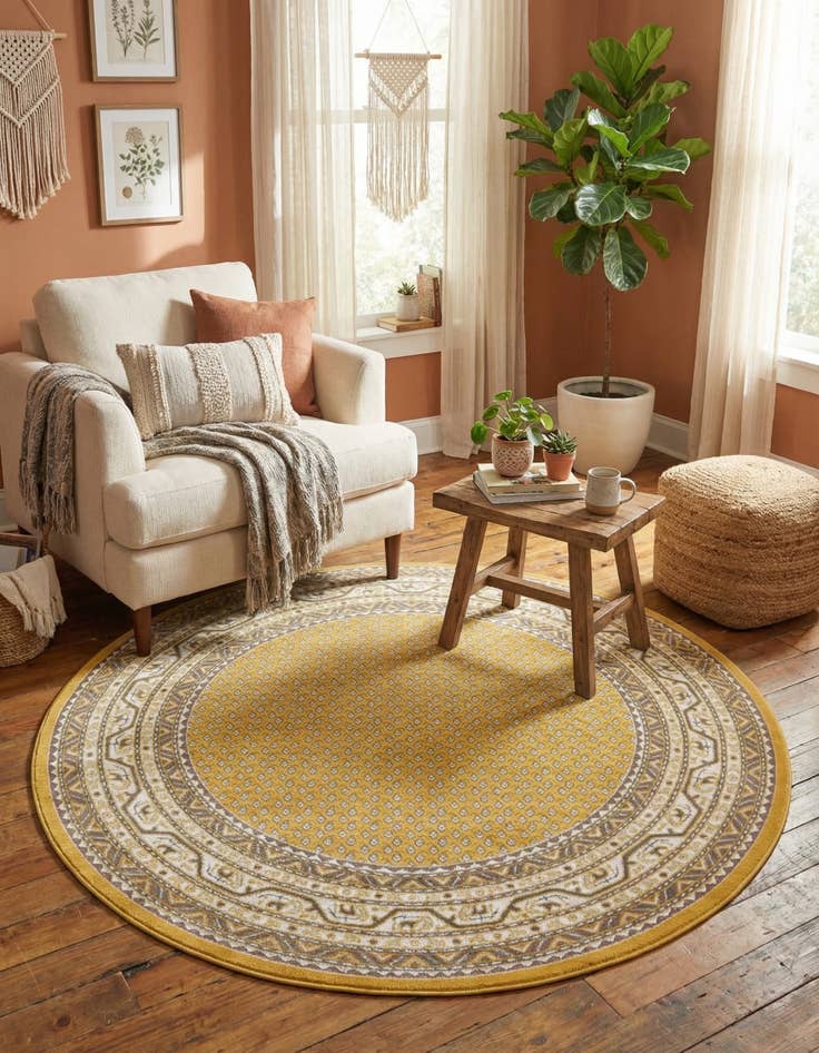 Detail image of  3' 7 x 3' 7 SoHo Round Rug