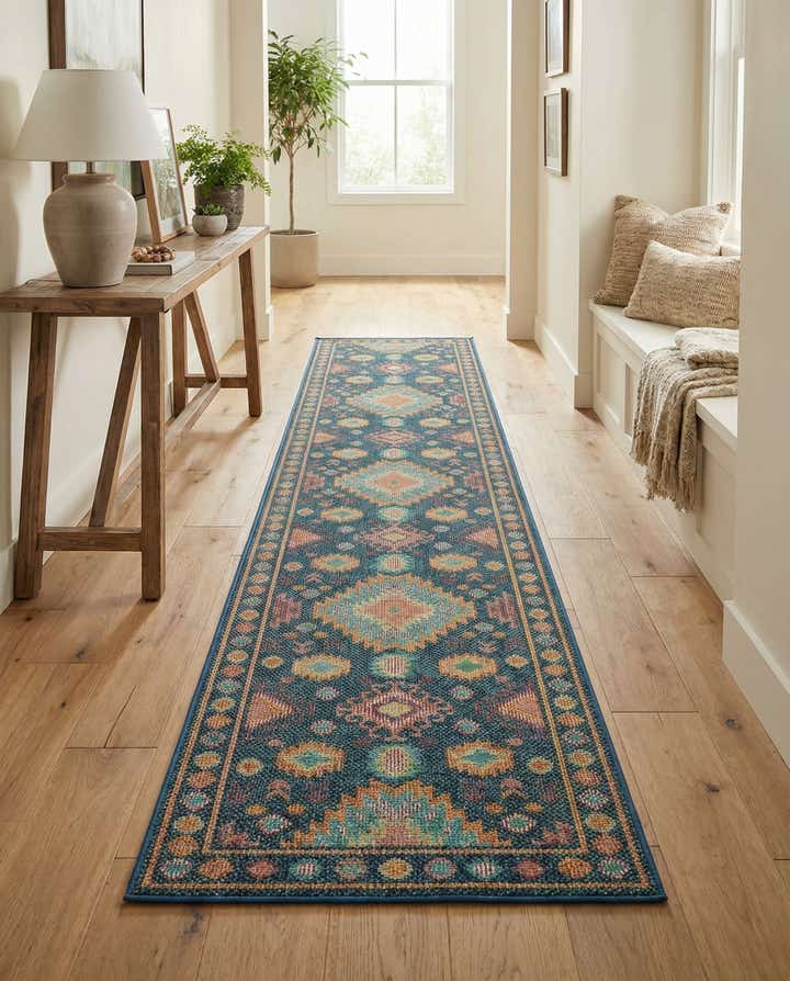 2' 7 x 12' Easy-Clean Baja Indoor / Outdoor Runner Rug