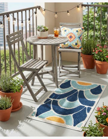 2' x 3' Easy-Clean Belize Indoor / Outdoor Rug