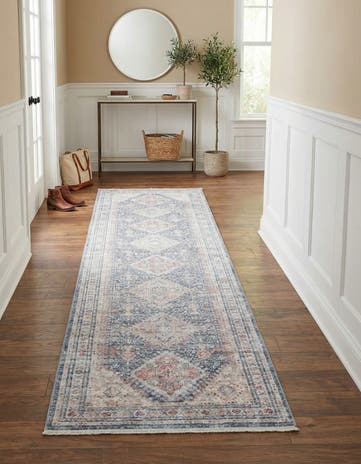 Blue Noble Runner Rug