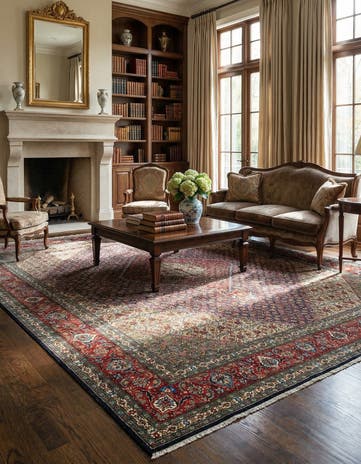 9' 10 x 12' 10 Tabriz Mahi Rug