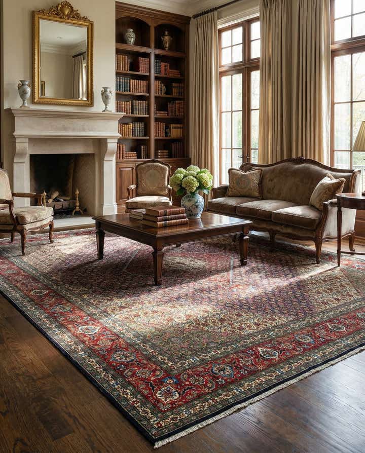 9' 10 x 12' 10 Tabriz Mahi Rug