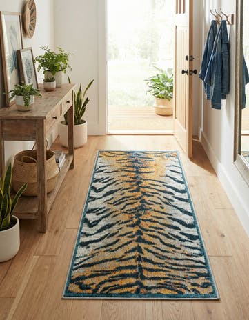 2' x 4' Kamala Washable Runner Rug