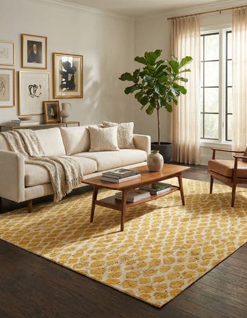 6' x 8' 8 Hand Knotted Darya Wool Rug