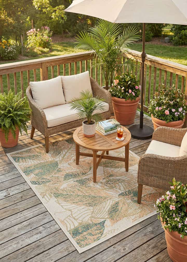 4' x 6' Easy-Clean Baja Indoor / Outdoor Rug