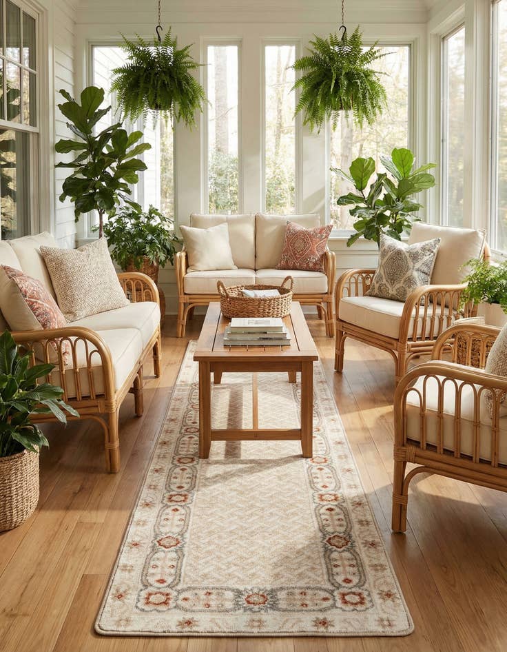 Detail image of 2' x 8' Charlotte Runner Rug