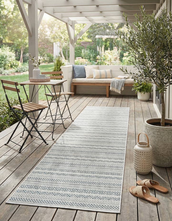2' 7 x 12' Easy-Clean Ribbon Indoor / Outdoor...