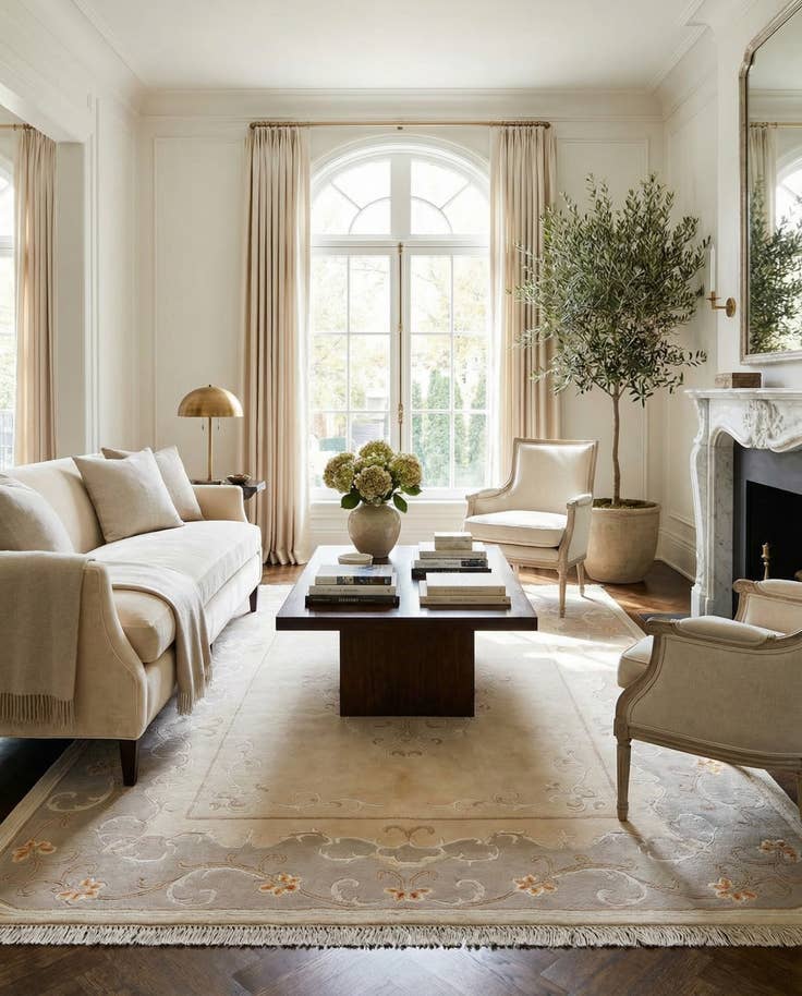 Detail image of 4' 11 x 6' 10 Hand Knotted Darya Wool Rug