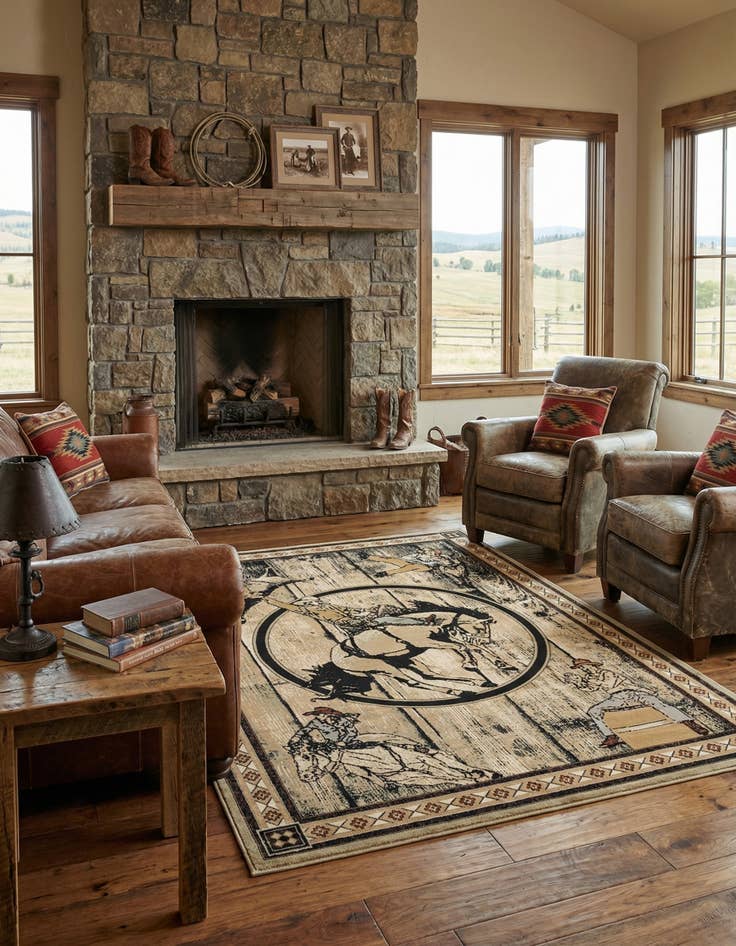 Detail image of 9' x 12' Pioneer Rug