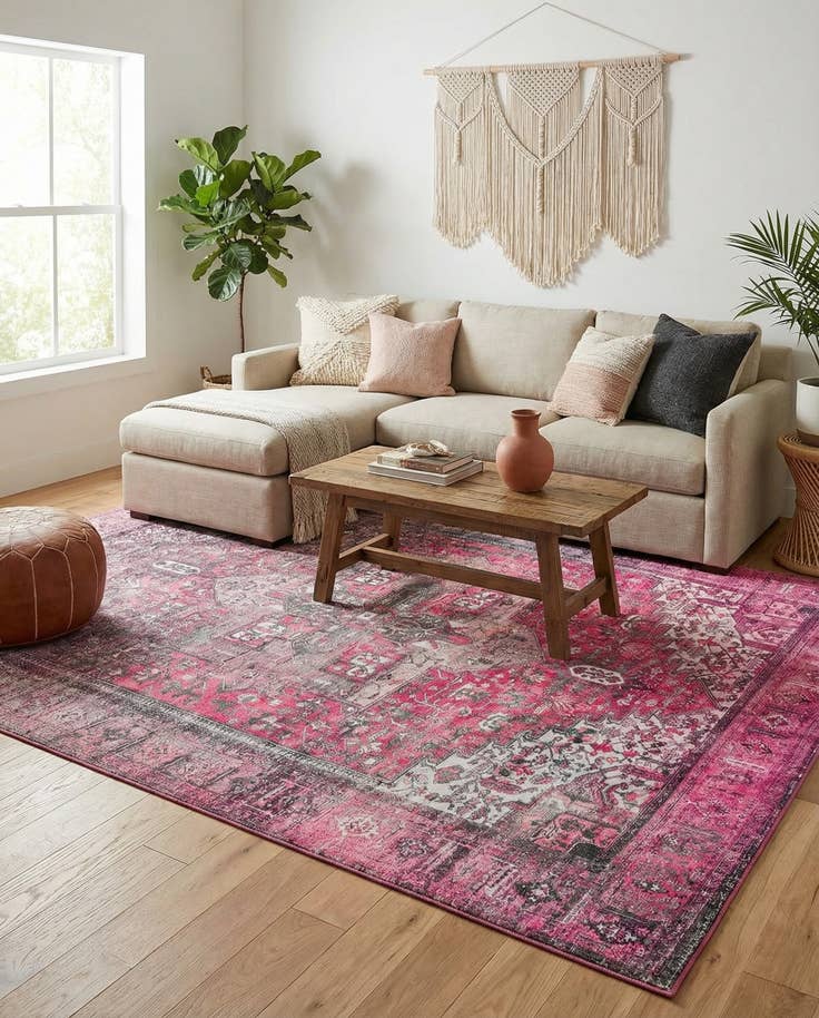 Detail image of 8' 4 x 12' Washable Timeless Rug