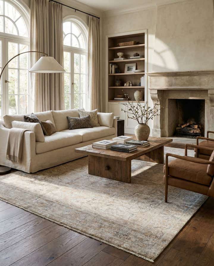 9' 7 x 12' 4 Hand Knotted Ultra Vintage Persian Wool Rug