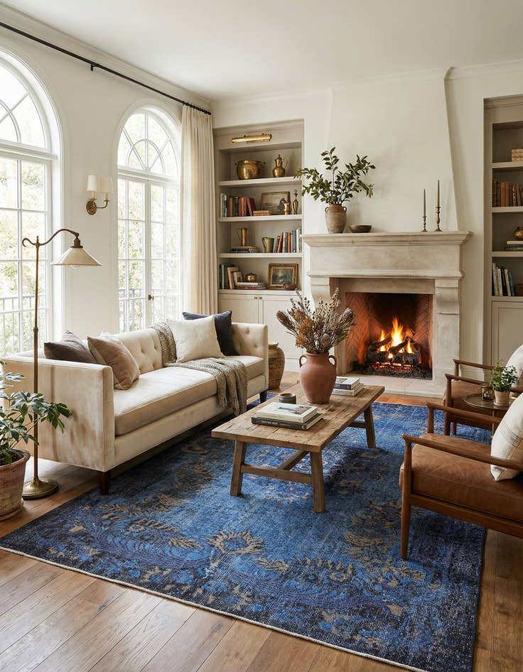 Detail image of 5' 10 x 9' 9 Ultra Vintage Wool Rug