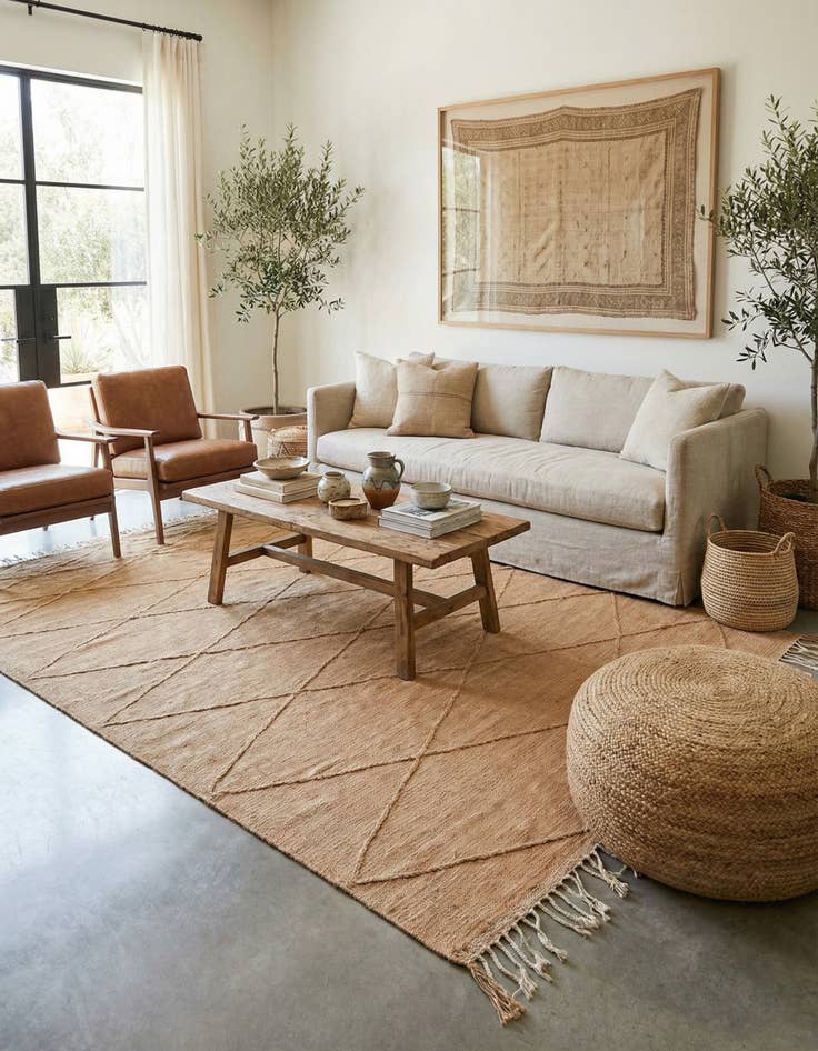 Detail image of 5' x 10' 10  Hand Knotted Moroccan Wool Runner Rug