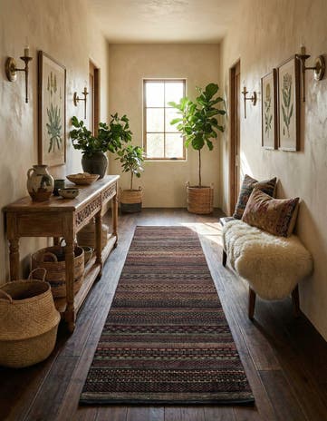 2' 7 x 12' Juma Runner Rug