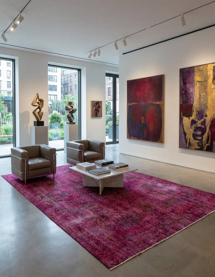 Detail image of 5' 11 x 9' 8 Ultra Vintage Wool Rug