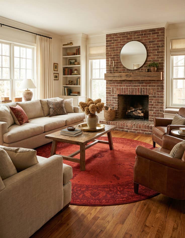 Detail image of  12' 2 x 12' 2 Miranda Round Rug