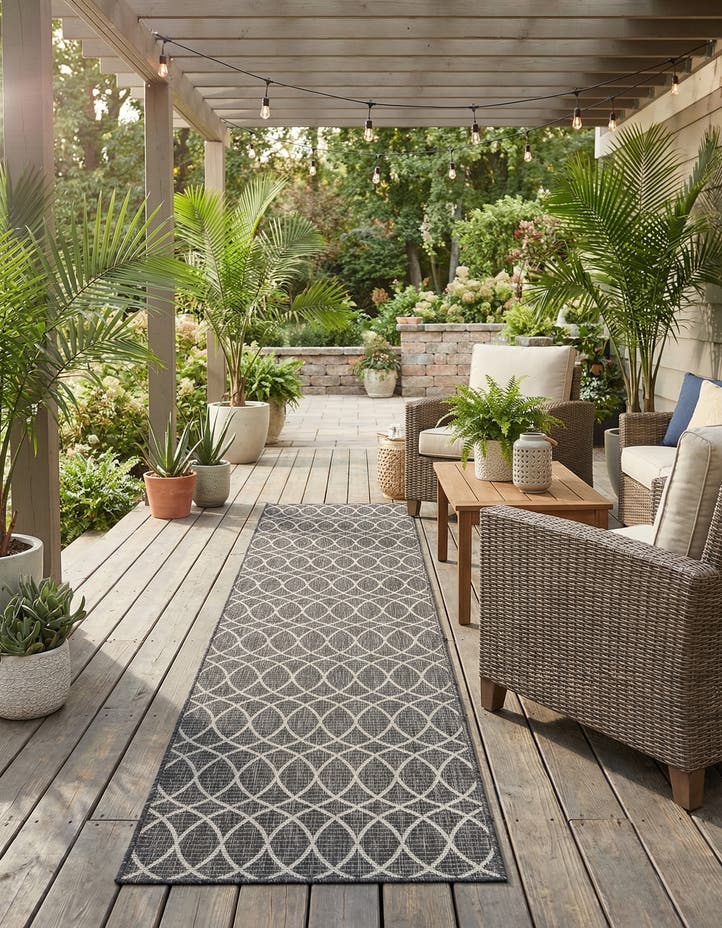 2' 7 x 10' Easy-Clean Lattice Indoor / Outdoo...