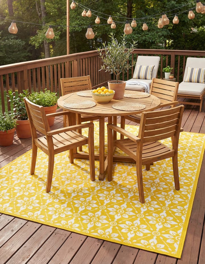 7' 10 x 7' 10 Easy-Clean Lattice Indoor / Outdoo...
